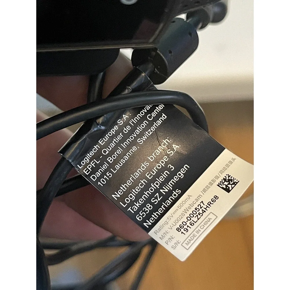 Logitech Logi HD 1080p USB Webcam V-U0028